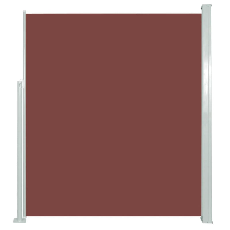 vidaXL barna behúzható oldalsó terasznapellenző 160 x 300 cm