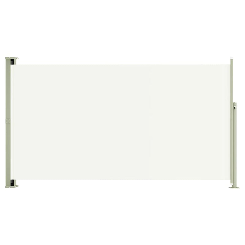 vidaXL krémszínű kihúzható oldalsó terasznapellenző 170 x 300 cm