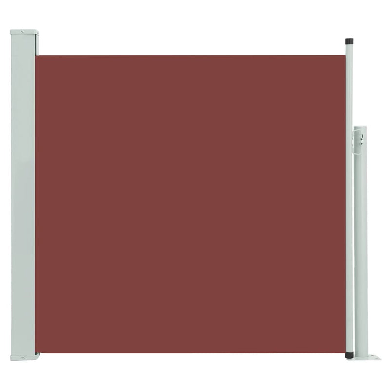 vidaXL barna kihúzható oldalsó terasznapellenző 170 x 300 cm