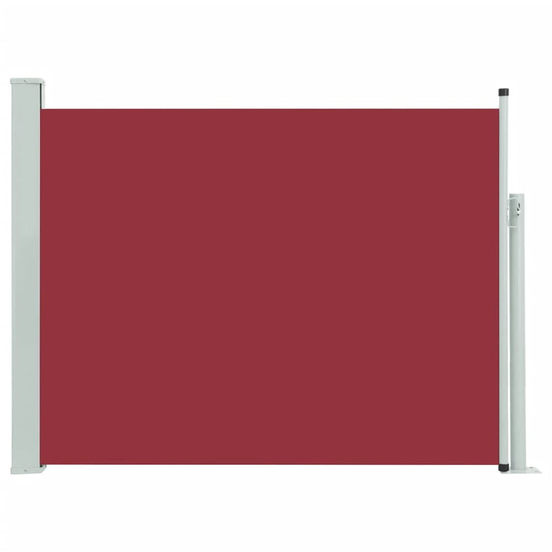 vidaXL piros kihúzható terasznapellenző 140 x 500 cm