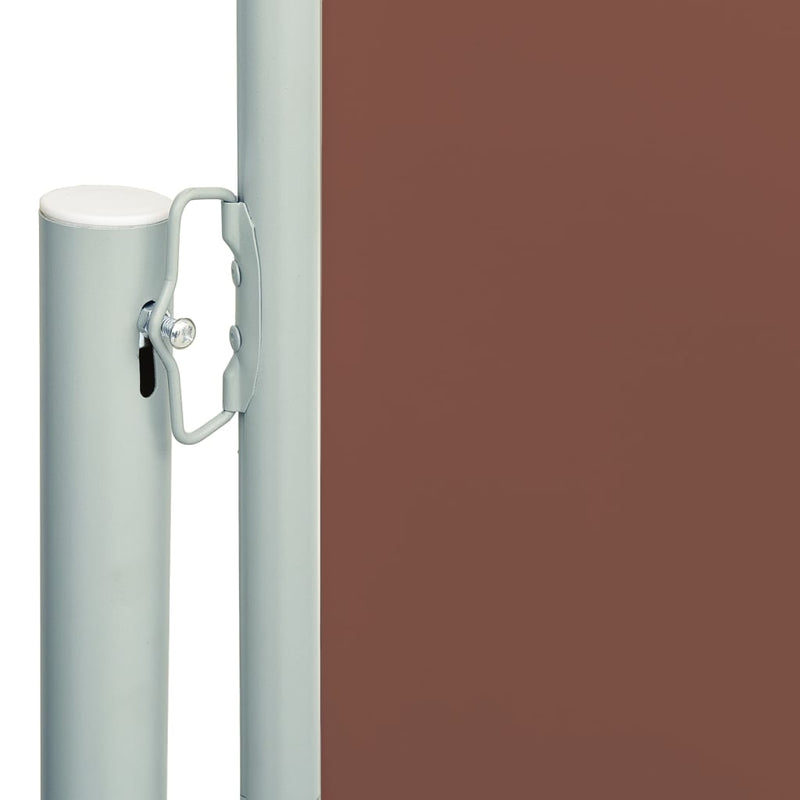 vidaXL barna kihúzható oldalsó terasznapellenző 140 x 600 cm