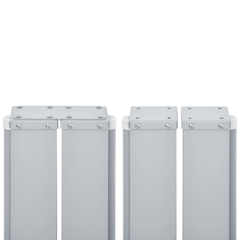 vidaXL barna behúzható oldalsó napellenző 140 x 600 cm