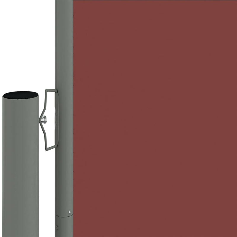 vidaXL barna behúzható oldalsó napellenző 160 x 600 cm