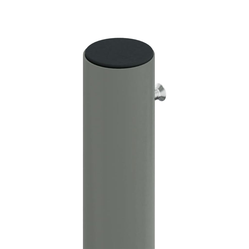 vidaXL barna behúzható oldalsó napellenző 160 x 600 cm