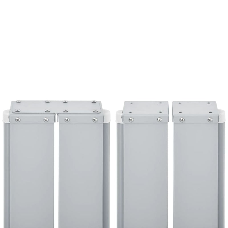 vidaXL piros behúzható oldalsó napellenző 160 x 600 cm