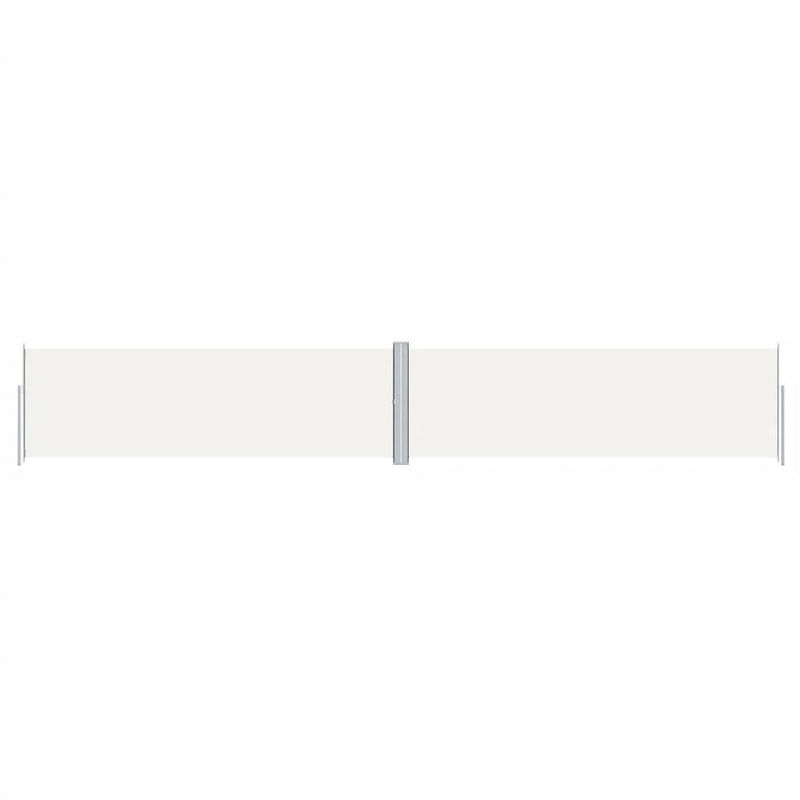 vidaXL krémszínű behúzható oldalsó napellenző 160 x 1000 cm