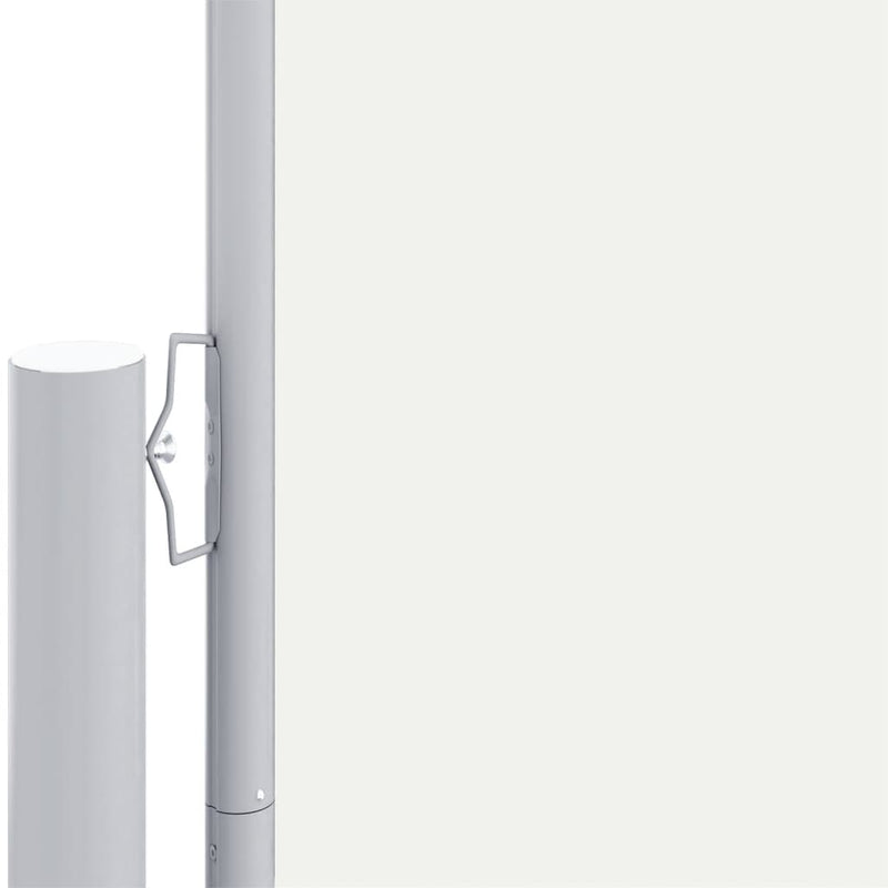 vidaXL krémszínű behúzható oldalsó napellenző 160 x 1000 cm