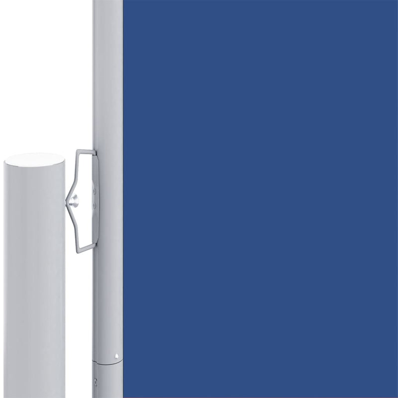 vidaXL kék behúzható oldalsó napellenző 160 x 1000 cm