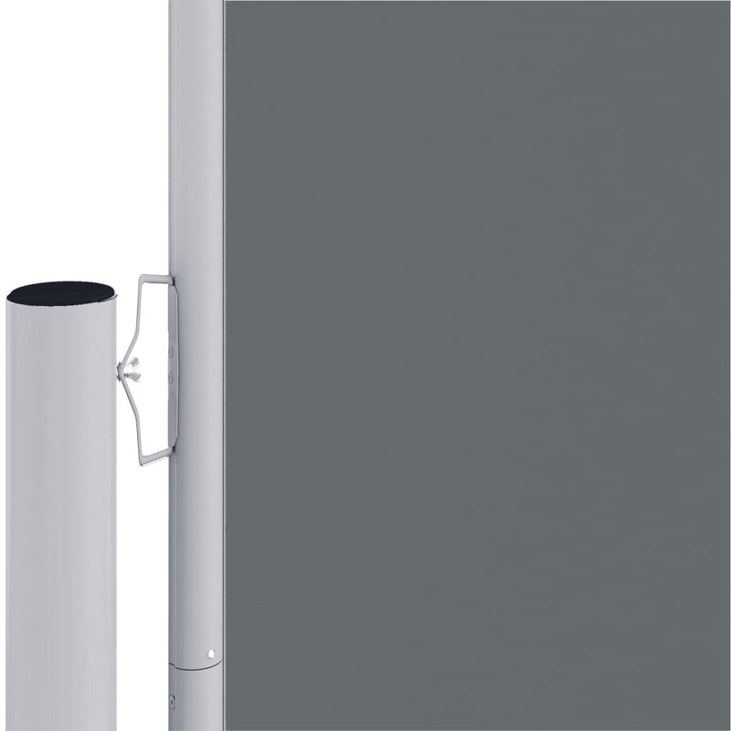 vidaXL antracitszürke behúzható oldalsó napellenző 180 x 1000 cm