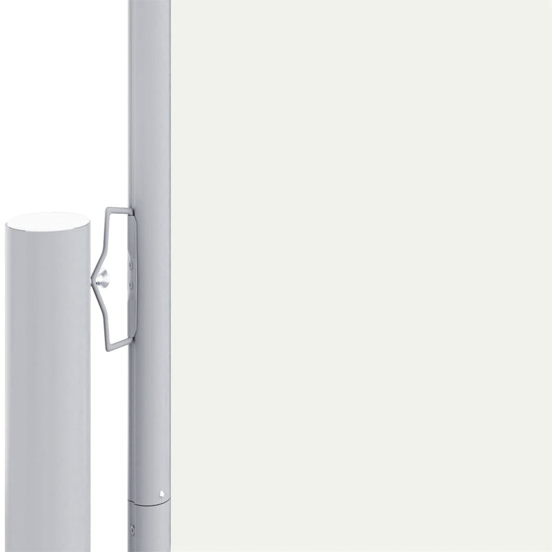 vidaXL krémszínű behúzható oldalsó napellenző 200 x 1000 cm