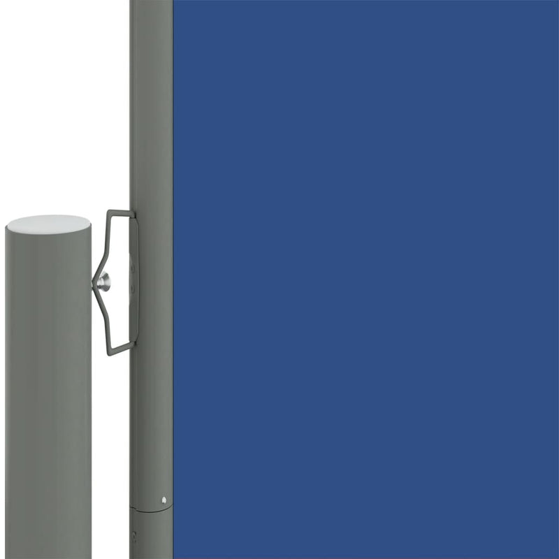 vidaXL kék behúzható oldalsó napellenző 200 x 1200 cm