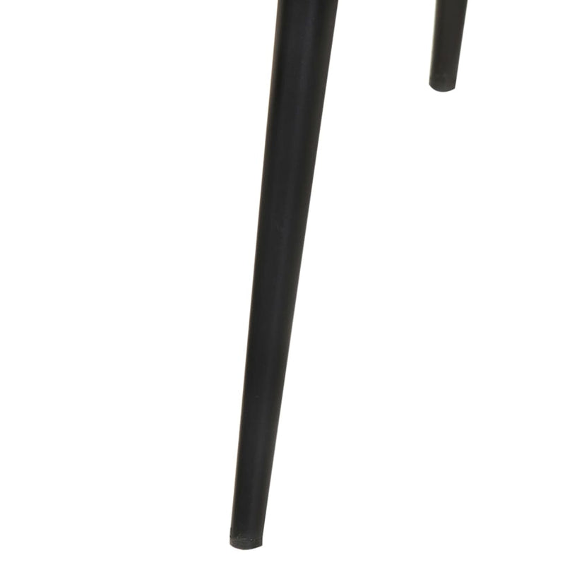 vidaXL szürke valódi bőr szárnyas szék