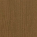 vidaXL 2 db mézbarna tömör fenyőfa kerti virágtartó 31 x 31 x 70 cm