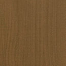 vidaXL mézbarna tömör fenyőfa kerti virágtartó 70 x 31 x 70 cm