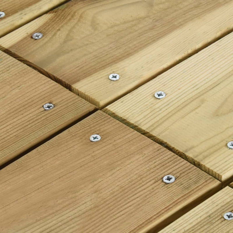 vidaXL impregnált fenyőfa kerti asztal 220 x 74 x 75 cm