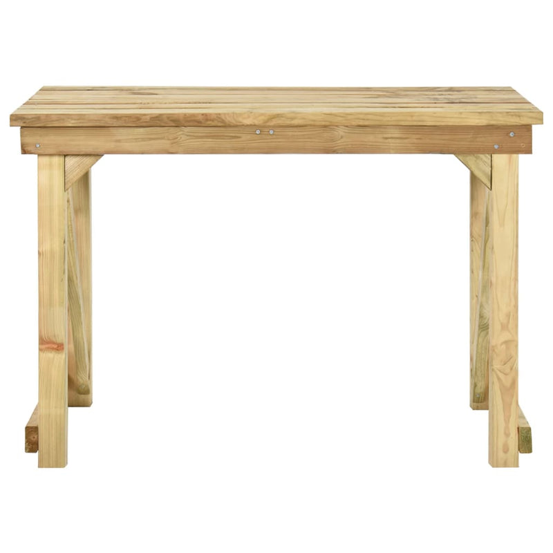 vidaXL impregnált fenyőfa kerti asztal 110 x 79 x 75 cm