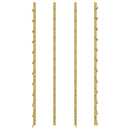 vidaXL 2 db fehér vas falra szerelhető bortartó állvány 24 palacknak