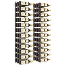 vidaXL 2 db arany vas falra szerelhető bortartó állvány 36 palacknak