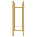 vidaXL arany fém bortartó állvány 36 palackhoz