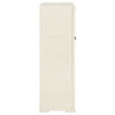 vidaXL vanília színű fahatású műanyag szekrény 79 x 43 x 125 cm