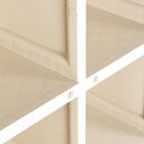 vidaXL vanília színű fahatású műanyag szekrény 79 x 43 x 125 cm