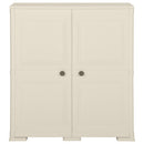 vidaXL vanília színű fahatású műanyag szekrény 79 x 43 x 85,5 cm