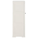 vidaXL angórafehér fahatású műanyag szekrény 40 x 43 x 125 cm