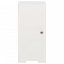 vidaXL angórafehér fahatású műanyag szekrény 40 x 43 x 85,5 cm