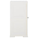 vidaXL angórafehér fahatású műanyag szekrény 40 x 43 x 85,5 cm