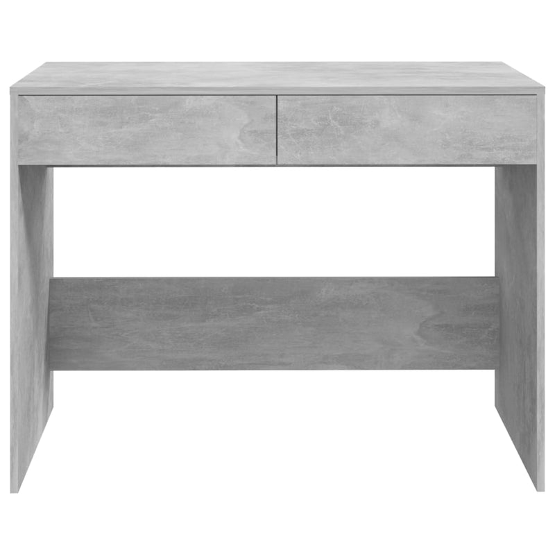 vidaXL betonszürke szerelt fa íróasztal 101x50x76,5 cm