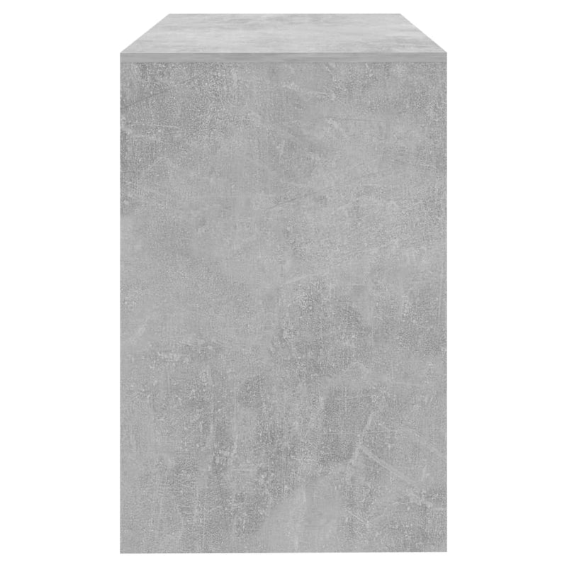 vidaXL betonszürke szerelt fa íróasztal 101x50x76,5 cm
