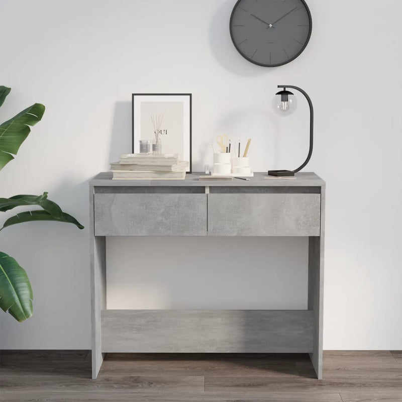 vidaXL betonszürke szerelt fa tálalóasztal 89x41x76,5 cm