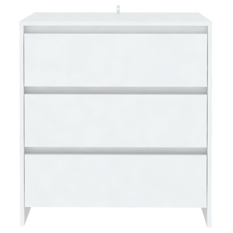 vidaXL fehér szerelt fa tálalószekrény 70x41x75 cm