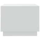 vidaXL fehér szerelt fa dohányzóasztal 55x55x43 cm