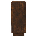 vidaXL füstös tölgy színű szerelt fa tálalószekrény 97 x 31 x 75 cm