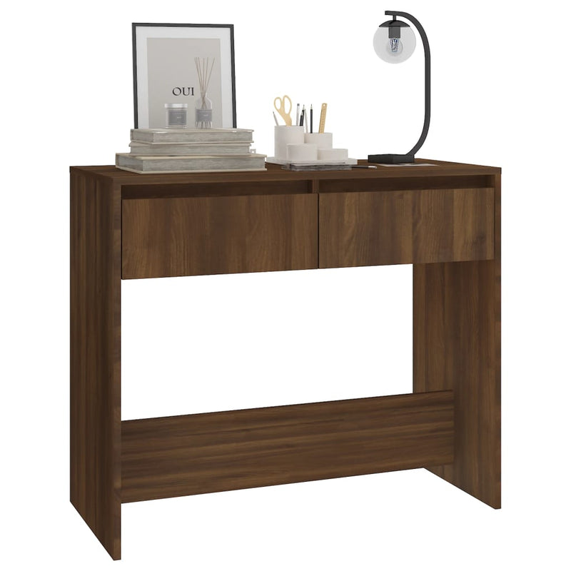 vidaXL barna tölgyszínű szerelt fa dohányzóasztal 89x41x76,5 cm