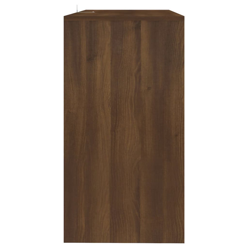 vidaXL barna tölgyszínű szerelt fa dohányzóasztal 89x41x76,5 cm