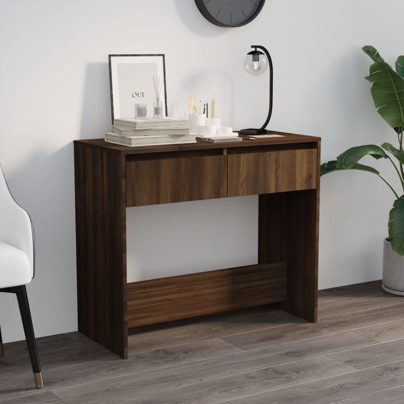 vidaXL barna tölgyszínű szerelt fa dohányzóasztal 89x41x76,5 cm