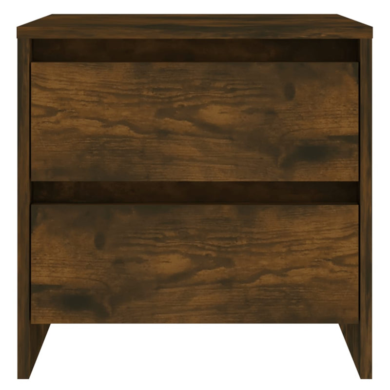 vidaXL 2 db füstös tölgy szerelt fa éjjeliszekrény 45 x 34,5 x 44,5 cm