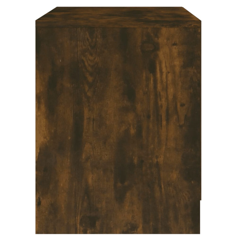 vidaXL 2 db füstös tölgy szerelt fa éjjeliszekrény 45 x 34,5 x 44,5 cm