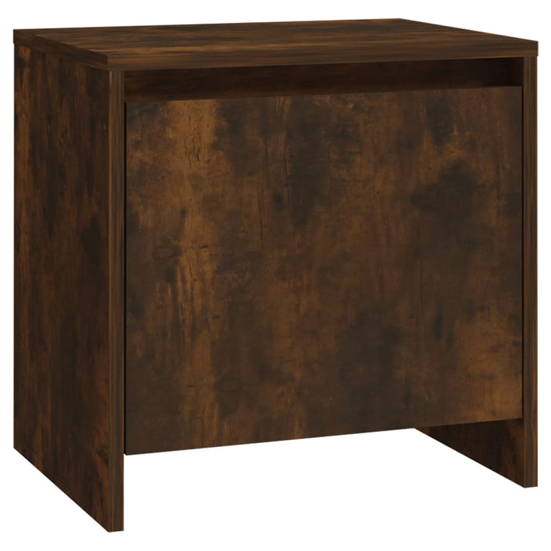 vidaXL 2 db füstös tölgy színű szerelt fa éjjeliszekrény 45x34x44,5 cm