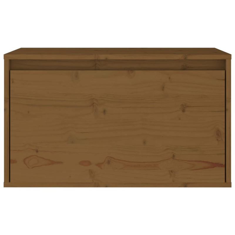 vidaXL mézbarna tömör fenyőfa faliszekrény 60 x 30 x 35 cm