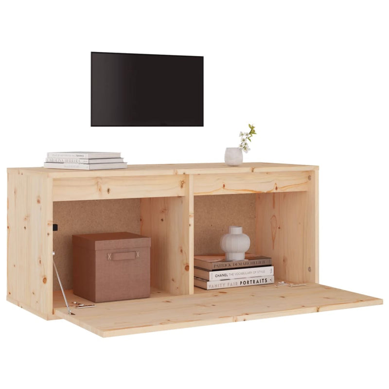 vidaXL tömör fenyőfa faliszekrény 80 x 30 x 35 cm