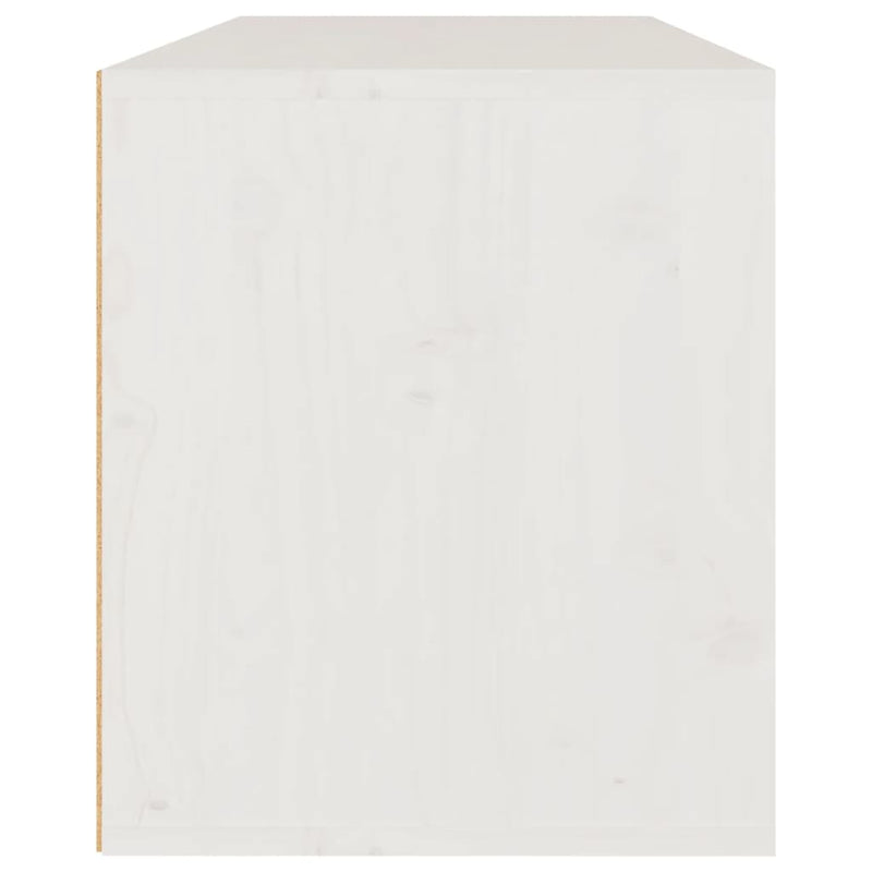 vidaXL fehér tömör fenyőfa faliszekrény 80 x 30 x 35 cm