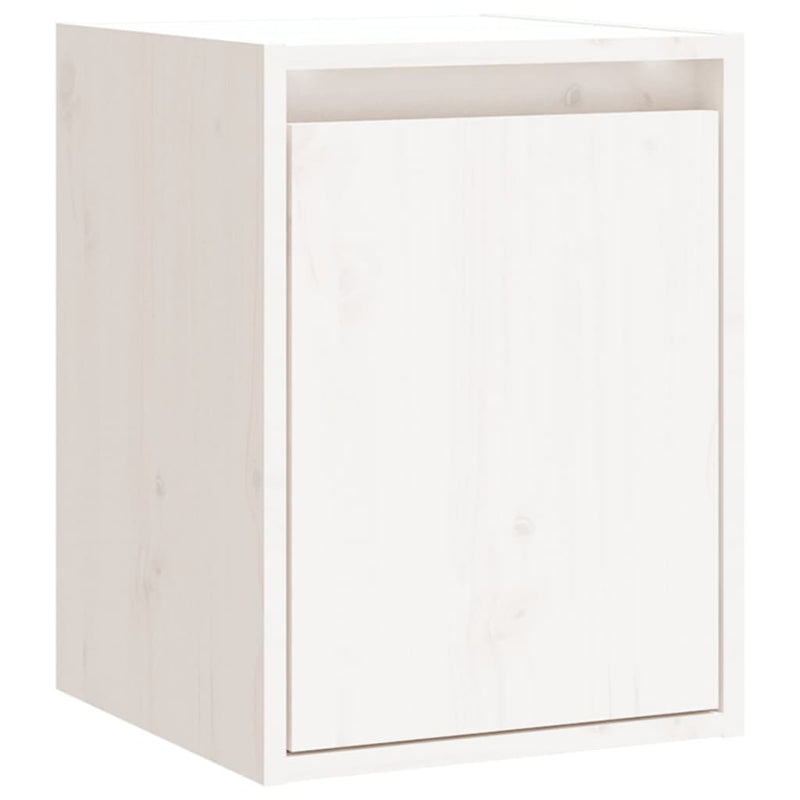 vidaXL 2 darab fehér tömör fenyőfa faliszekrény 100 x 30 x 35 cm