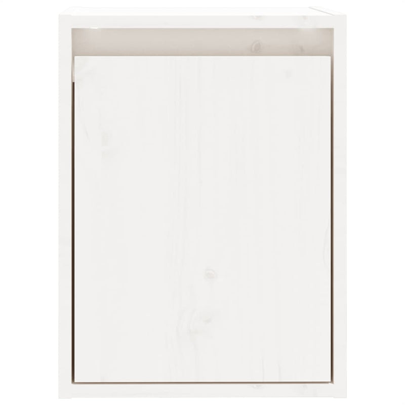 vidaXL 2 darab fehér tömör fenyőfa faliszekrény 100 x 30 x 35 cm