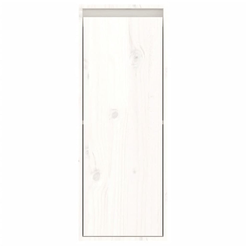 vidaXL 2 darab fehér tömör fenyőfa faliszekrény 30 x 30 x 80 cm