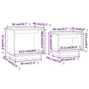 vidaXL 2 db mézbarna tömör fenyőfa rakásolható dohányzóasztal