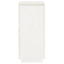 vidaXL fehér tömör fenyőfa cipősszekrény 35 x 35 x 80 cm