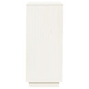 vidaXL fehér tömör fenyőfa cipősszekrény 35 x 35 x 80 cm